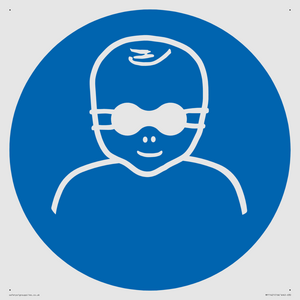 Mandatory: Protect infants eyes with opaque eye protection